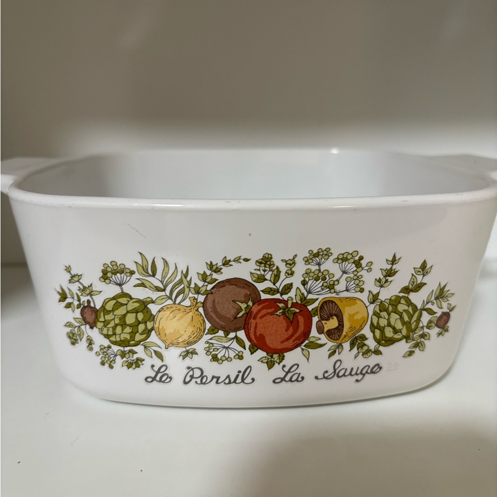 Vintage Corning Ware Spice Of Life Casserole A-1 1/2-B 1 1/2 quart